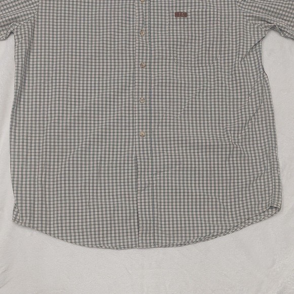 Carhartt Men's Short Sleeve Plaid Button Down Shirt Size L Large  Reg S91-MOS - Picture 4 of 9
